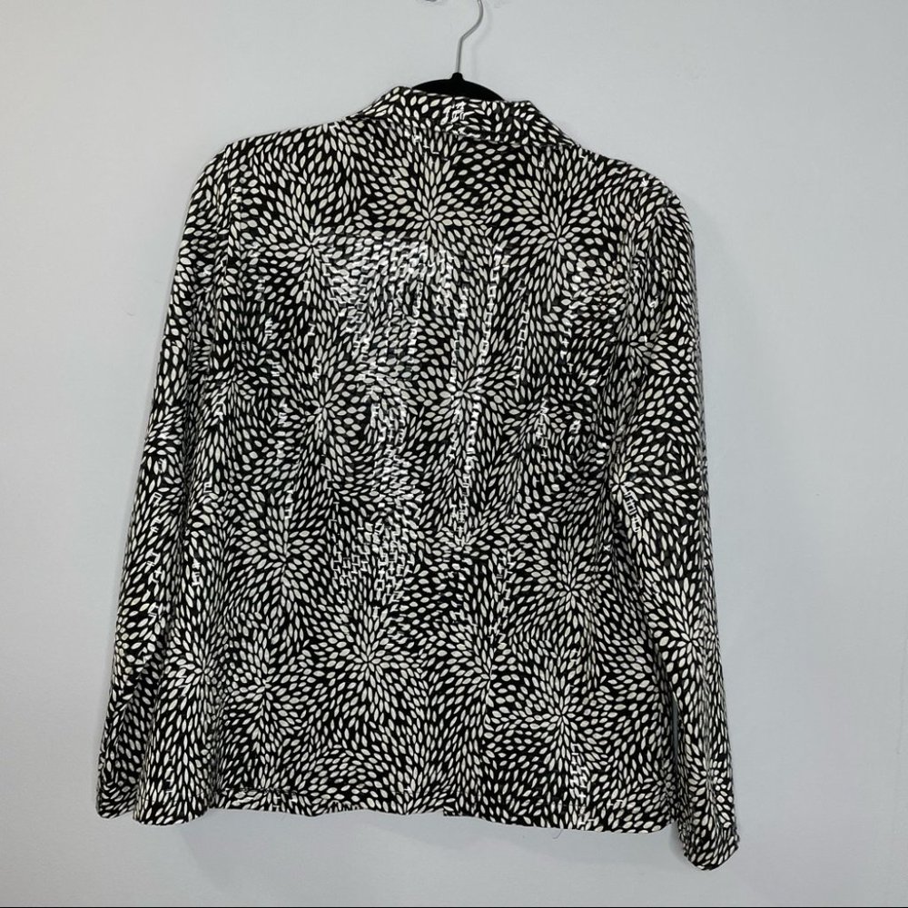 Misook Jacket Shiny Full Zip Light View 2